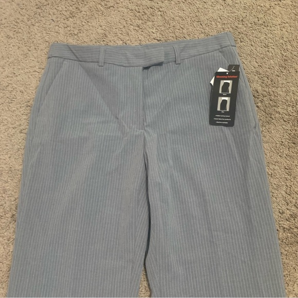 NWT Briggs New York Petite Pinstripe Pants 10P - Picture 2 of 10